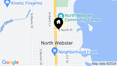 Map of 225 N Main Street, North Webster IN, 46555-1310