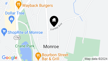 Map of 8 Forest Avenue, Monroe NY, 10950