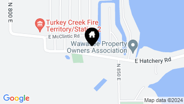 Map of 8378 E Hatchery Road, Syracuse IN, 46567