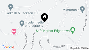 Map of 68 Schoolhouse Road, Edgartown MA, 02539