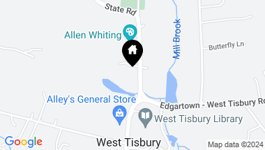 Map of 1005 State Road, West Tisbury MA, 02575