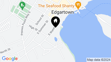 Map of 81 South Water Street, Edgartown MA, 02539