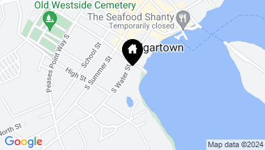 Map of 75 South Water Street, Edgartown MA, 02539
