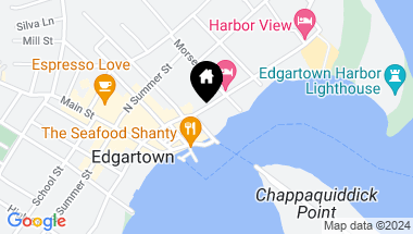 Map of 61 North Water Street, Edgartown MA, 02539