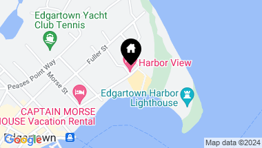 Map of 131 North Water Street, Edgartown MA, 02539