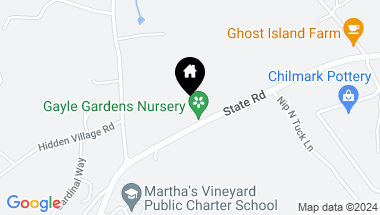 Map of 377 State Road, West Tisbury MA, 02575
