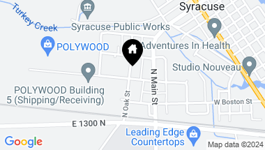Map of 608 W Polywood Way, Syracuse IN, 46567