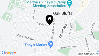 Map of 56 Garvin Street, Oak Bluffs MA, 02557