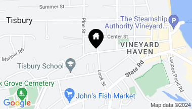 Map of 112 Spring Street, Vineyard Haven MA, 02568