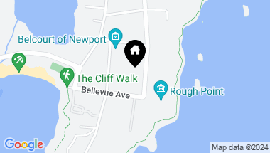 Map of 673 Bellevue Avenue, Newport RI, 02840