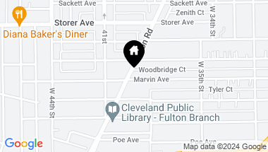 Map of 3463 Fulton Road, Cleveland OH, 44109