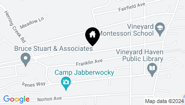 Map of 151 Tashmoo Avenue, Vineyard Haven MA, 02568