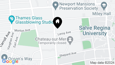 Map of 456 Bellevue Avenue, Newport RI, 02840