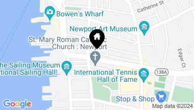 Map of 21 John Street, Newport RI, 02840