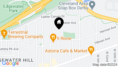 Map of 6400 Herman Avenue, Cleveland OH, 44102
