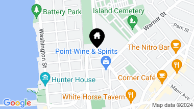 Map of 66 Farewell Street 2, Newport RI, 02840