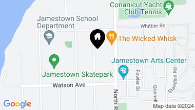 Map of 66 Pemberton Avenue, Jamestown RI, 02835