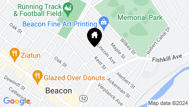 Map of 41 KENT ST, Beacon NY, 12508