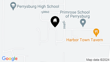 Map of 2666 Cross Ridge Way, Perrysburg OH, 43551