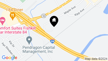 Map of 84 MAPLE AVE, Fishkill NY, 12524