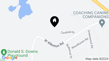 Map of 90 Cardinal Drive, North Kingstown RI, 02852