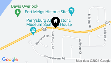 Map of 27360 Fort Meigs Road, Perrysburg OH, 43551