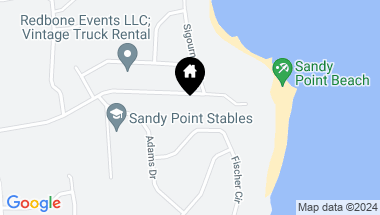 Map of 551 Sandy Point Avenue, Portsmouth RI, 02871
