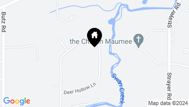 Map of 3352 Swan Ridge Lane, Maumee OH, 43537