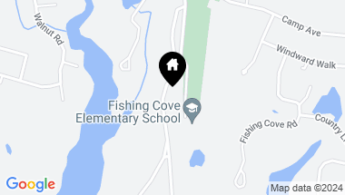 Map of 166 Wickford Point Road, North Kingstown RI, 02852