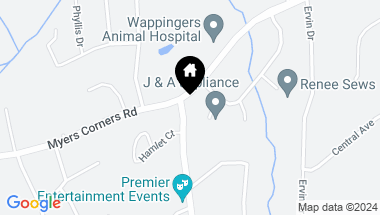 Map of 66 MYERS CORNERS RD, Wappinger NY, 12590