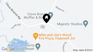 Map of 135 CLOVE BRANCH RD., East Fishkill NY, 12533