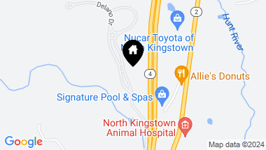 Map of 165 Delano Drive, North Kingstown RI, 02852