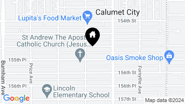 Map of 237 155th Street, Calumet City IL, 60409