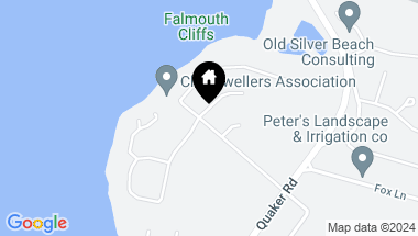 Map of 55 Cliff Road, Falmouth MA, 02540