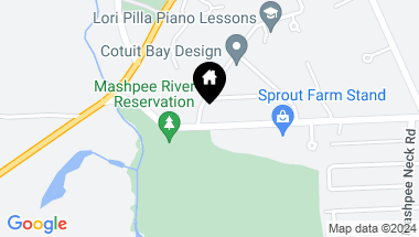 Map of 3 Brewster Road, Mashpee MA, 02649