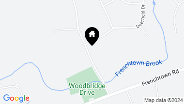Map of 60 Woodbridge Drive, East Greenwich RI, 02818