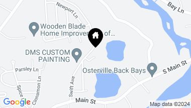 Map of 132 Swift Avenue, Osterville MA, 02655