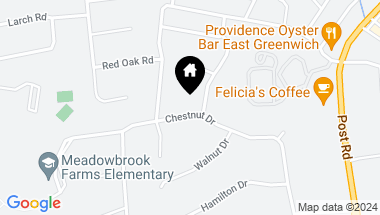 Map of 110 Chestnut Drive, East Greenwich RI, 02818