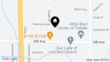 Map of 101 Rochelle Road, Toledo OH, 43615