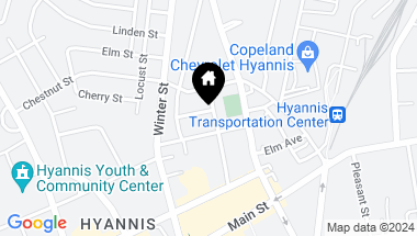Map of 15 Washington Avenue Extension, Hyannis MA, 02601