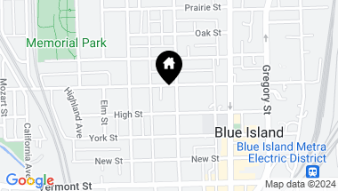 Map of 12910 Greenwood Avenue, Blue Island IL, 60406