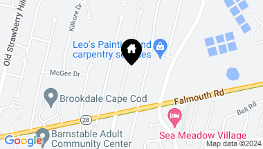 Map of 452 Lincoln Road Extension, Hyannis MA, 02601