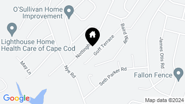 Map of 95 Goff Terrace, Centerville MA, 02632
