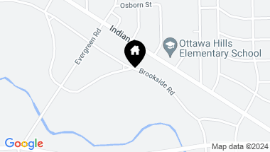 Map of 3663 Brookside Road, Ottawa Hills OH, 43606