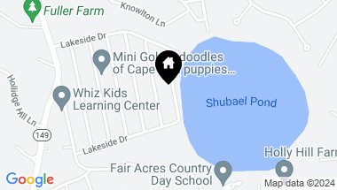 Map of 235 Lakeside Drive, Marstons Mills MA, 02648