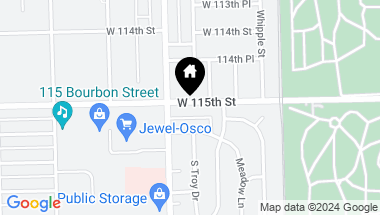 Map of 3169 W 115th Street Unit: 3N, Merrionette Park IL, 60803