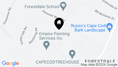 Map of 23 Pleasantwood Drive, Forestdale MA, 02644