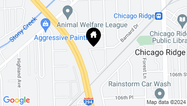 Map of 10425 Natoma Avenue, Chicago Ridge IL, 60415