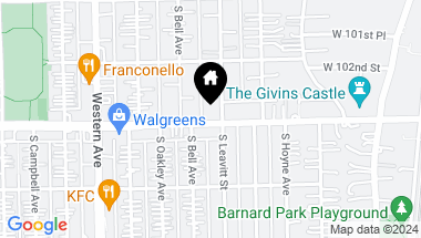 Map of 10258 S Leavitt Street, Chicago IL, 60643