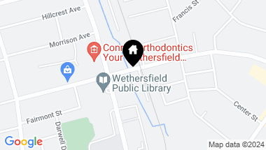 Map of 207 Church Street, Wethersfield CT, 06109